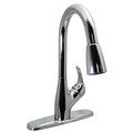 Valterra PF231361 Single-Handle Pull Down Hybrid Kitchen Faucet w Spray Shut-Off-Chrome PF231361